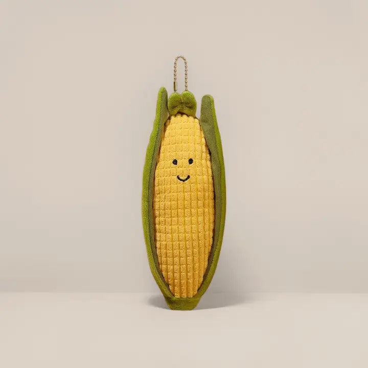 Plush Corn Keychain